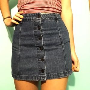 Denim skirt